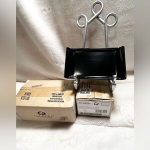 (2) Cases/ 12 Pcs Churchill Alchemy Buffet Rect Blk Melamine Tray 6 3/4"X3 7/8"